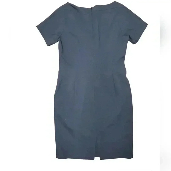 Lafayette 148 Grey Dress Size 10 - Picture 2 of 5